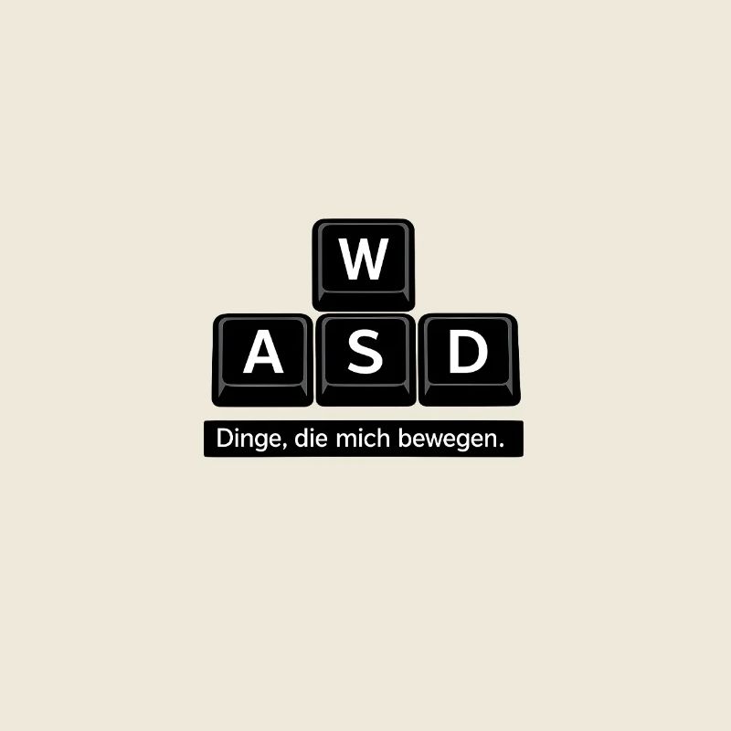 PC Keyboard Dinge die mich bewegen W A S D