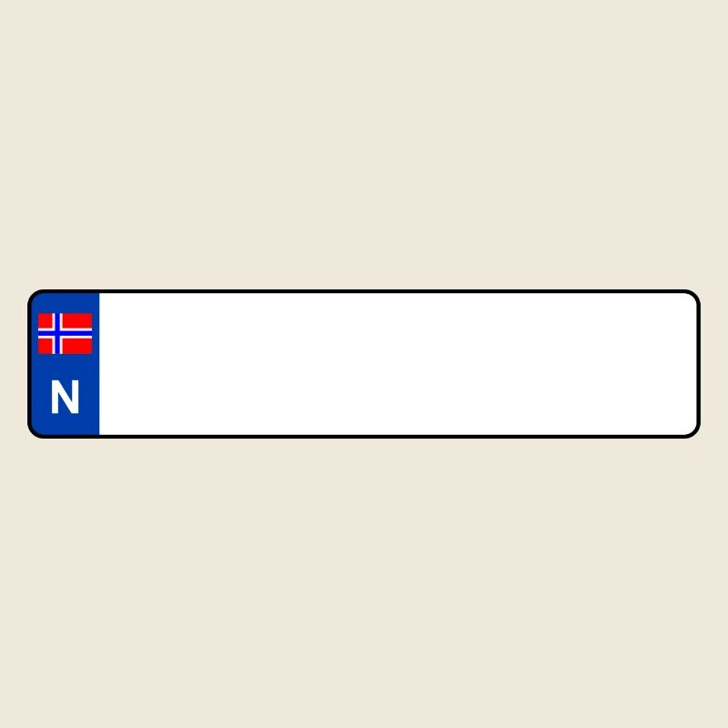 plaque d'immatriculation N