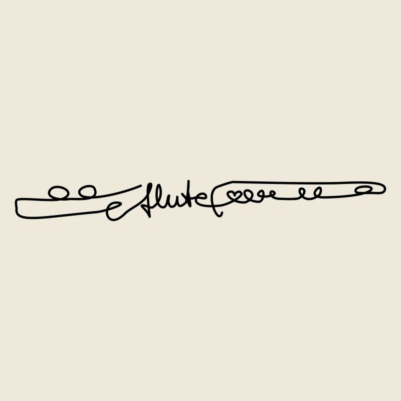 one line c flute