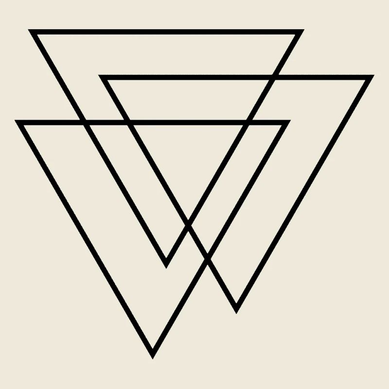 Triangles 3D - Trois Triangles - Trois Triangles Design