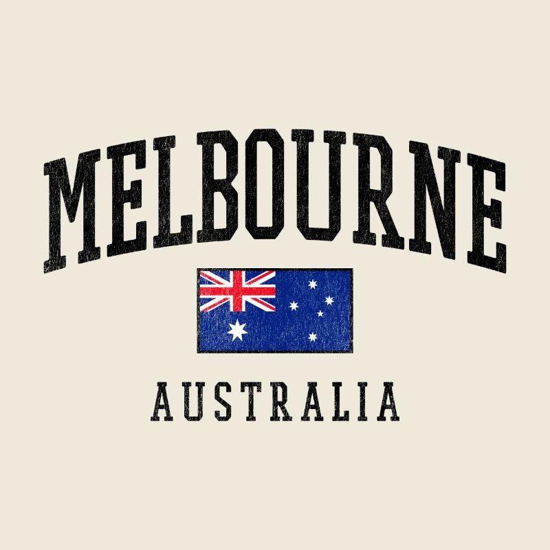 Melbourne Australia Flag Design
