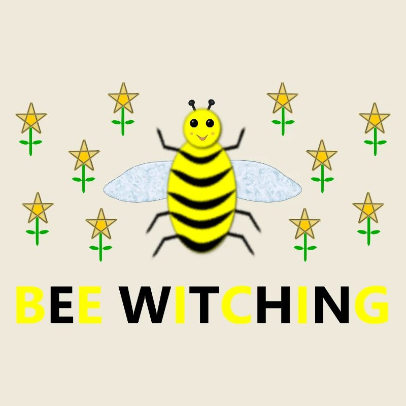 Bee Witching Pagan Bee and Pentacle Daffodils