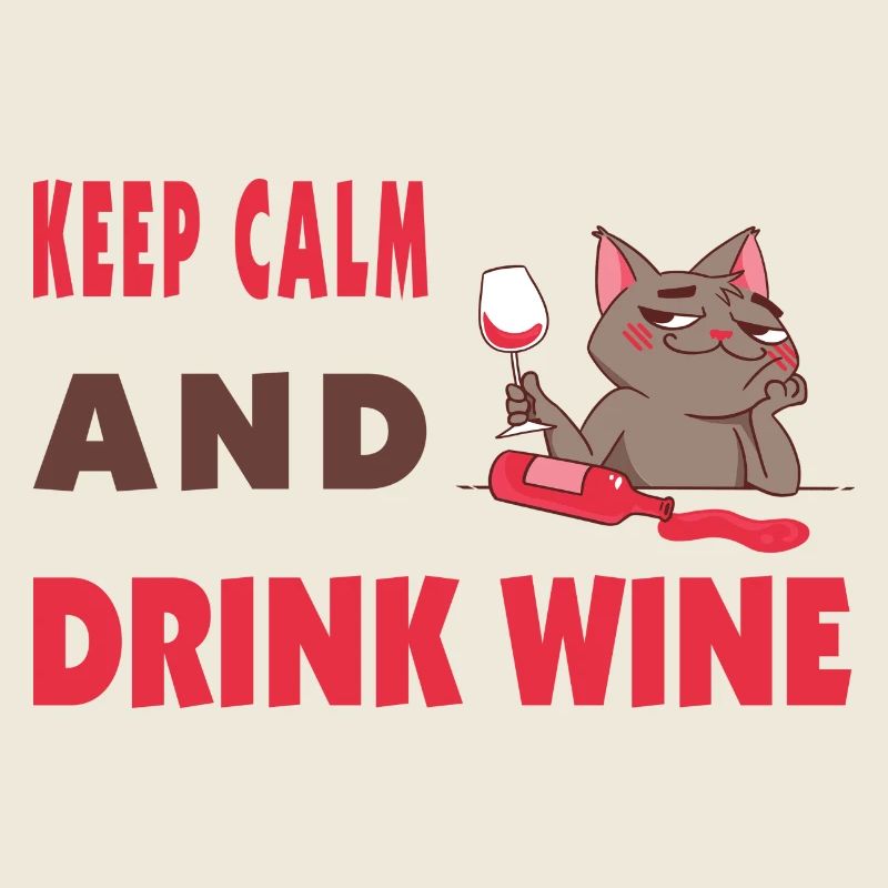 Keep calm and drink wine