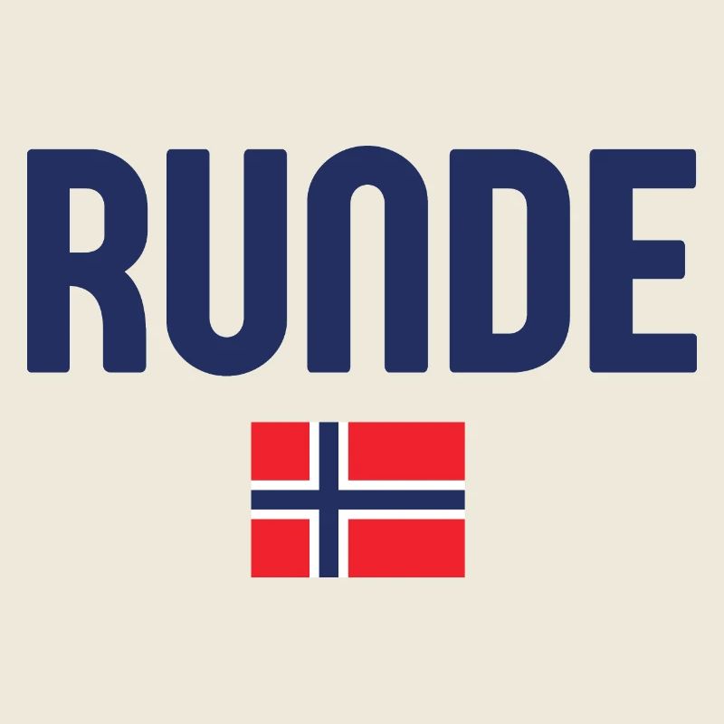 Drapeau de la Norvège de Runde