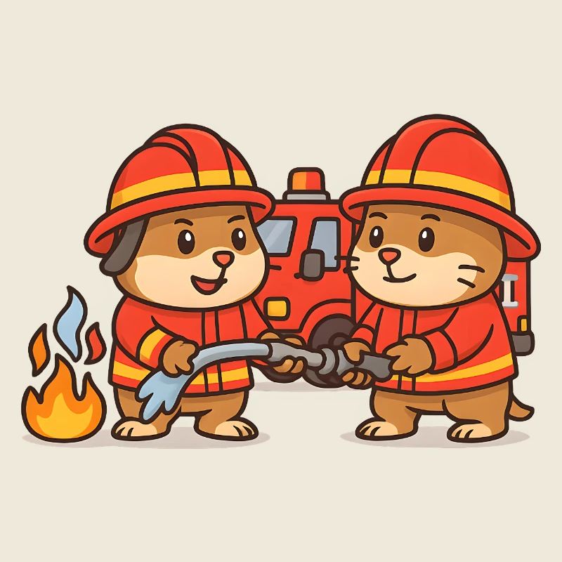 Firefighter hamsters