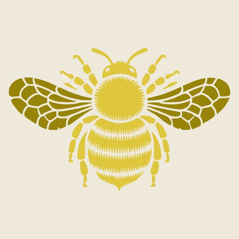 Golden Bee Pattern