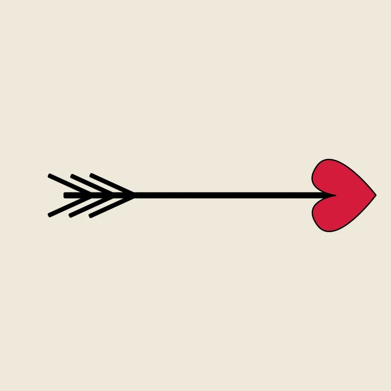 Flèche Coeur Flèche Saint-Valentin amour idée cadeau jour
