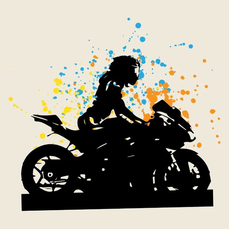 Mädchen Motorradfahrerin Geschenk