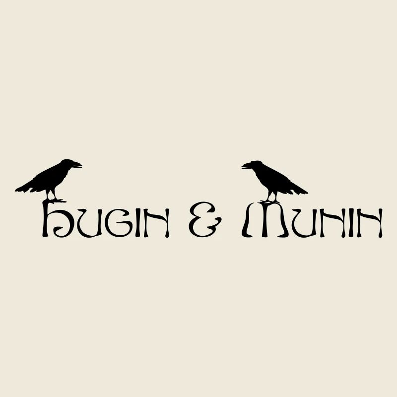 Hugin & Munin (Odin's ravens)