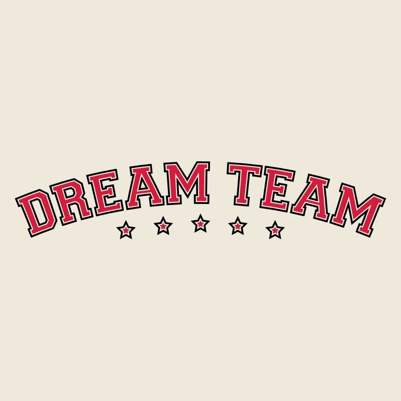 Text Bogen Design Freunde Pärchen Paar Dream Team
