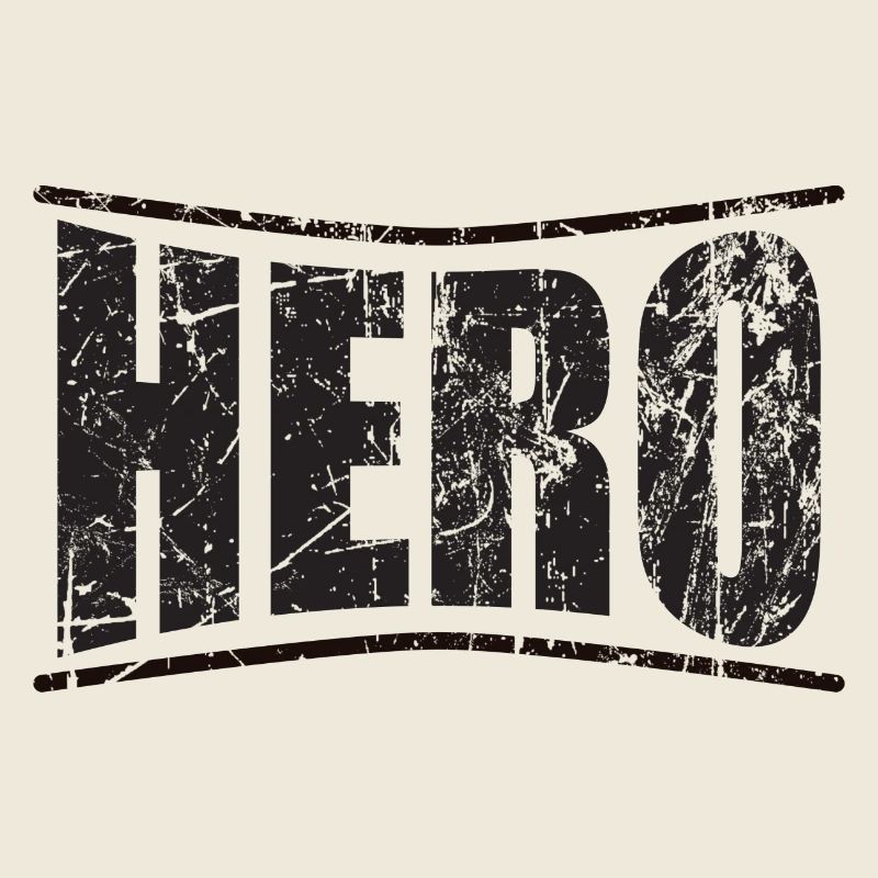 héros héros Held héroe héros texte monochrome
