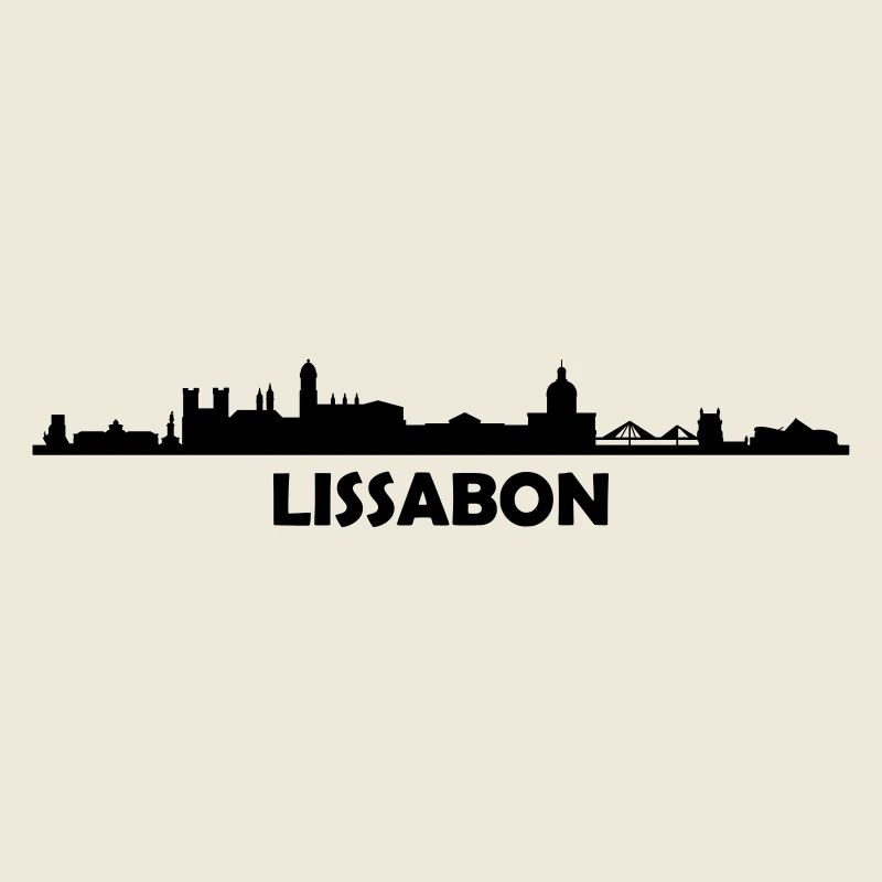 Skyline Lissabon Text