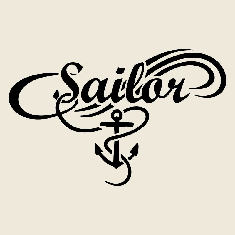 Sailor Waves Anchor Sail Sailing