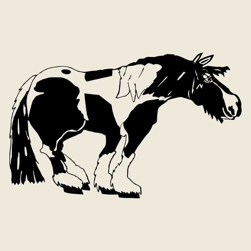 witziger Tinker , Tinker Schecke, Tinker reiten