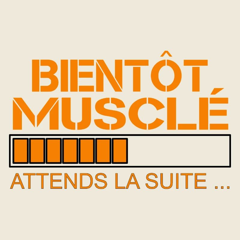 Bientot musclé orange