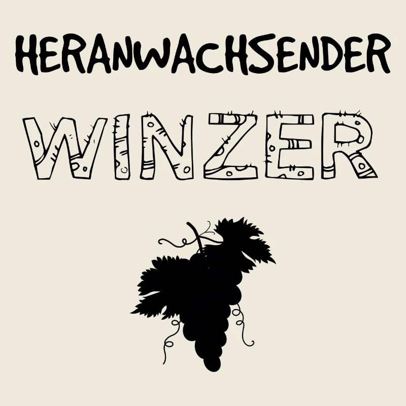 Heranwachsender Winzer