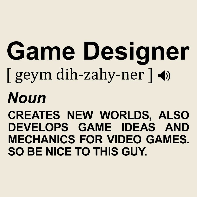 Game Designer Wörterbuch