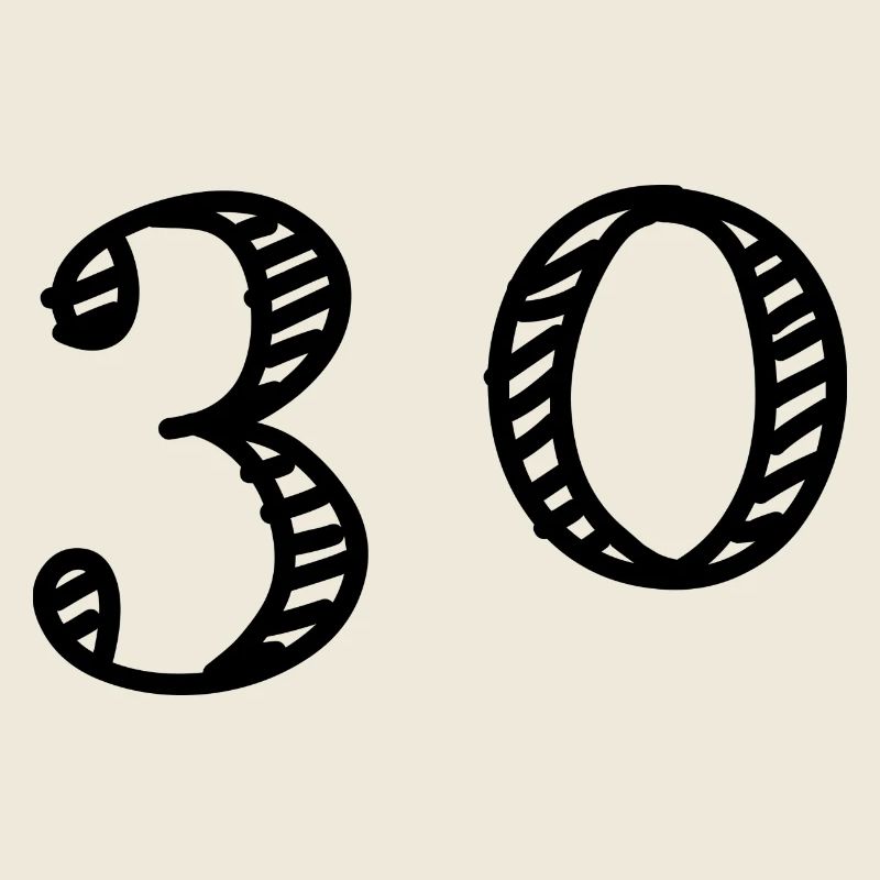 30. 30 JAHRE. 30-JÄHRIGES JUBILÄUM. 30-JÄHRIGES JUBILÄUM.