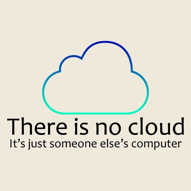No Cloud Programming Funny Tee