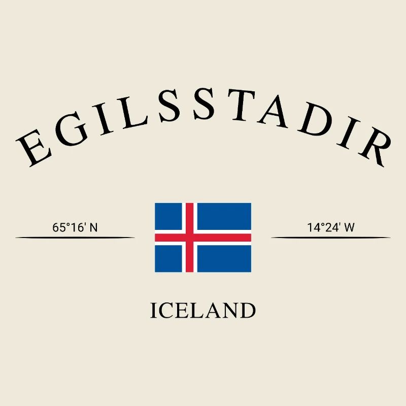 Egilsstaðir Island – Urlaub Souvenir & Geschenk