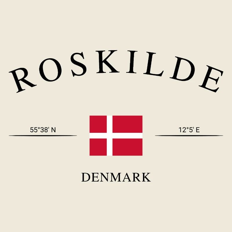 Roskilde, Danemark – Souvenir et cadeau de Noël