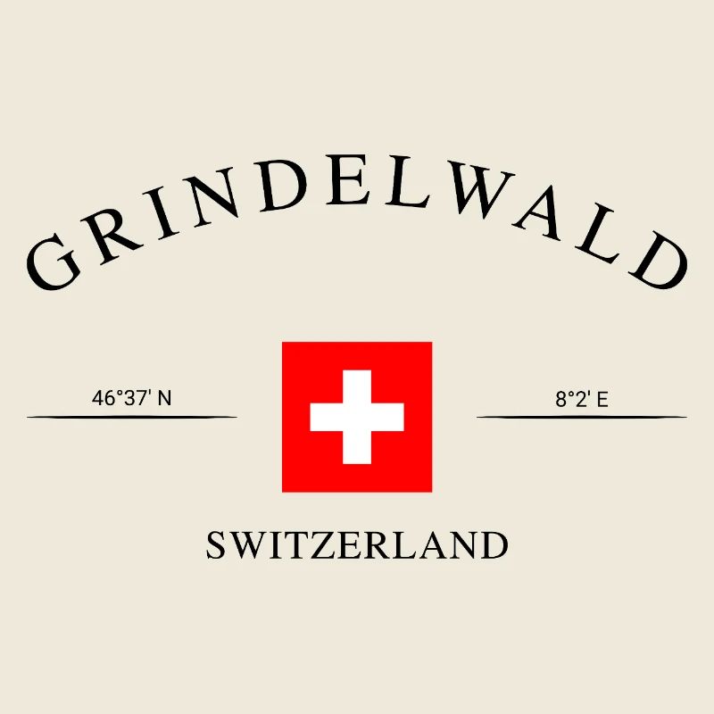 Grindelwald, Suisse – Souvenir et cadeau de Noël