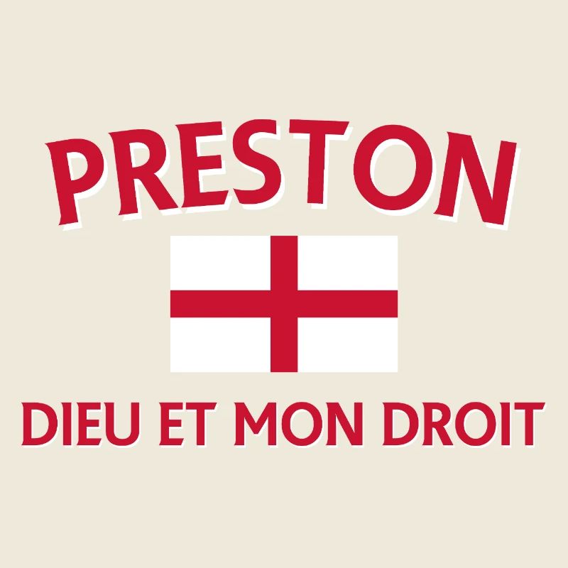 Écusson Preston Angleterre avec devise
