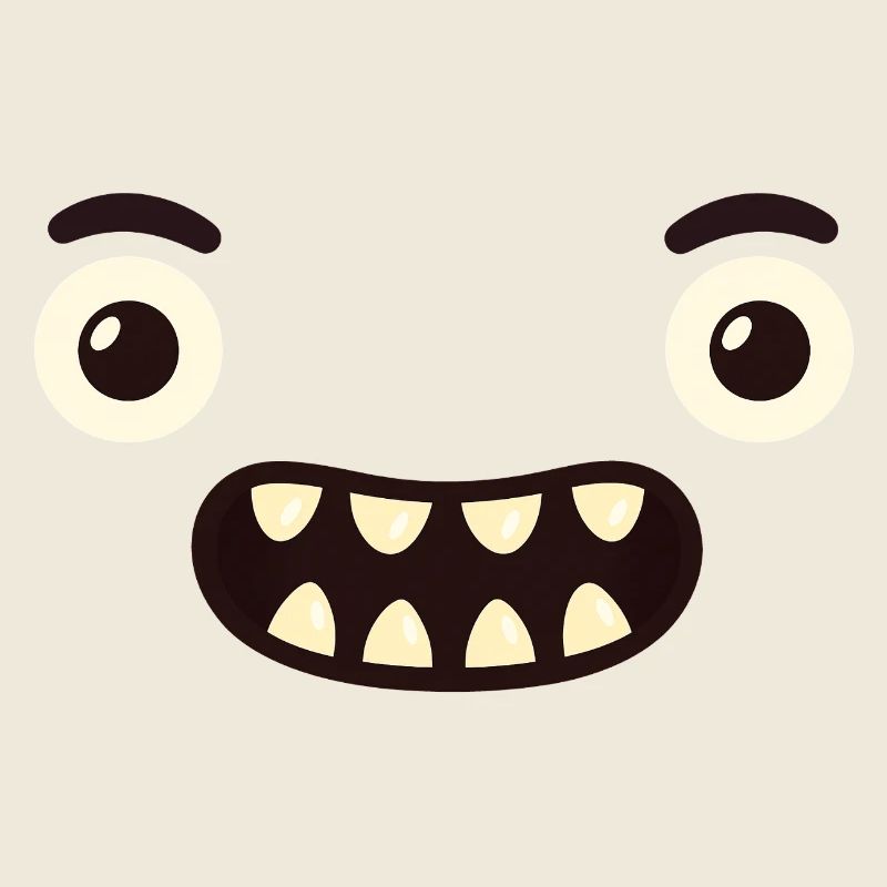 Visage de monstre