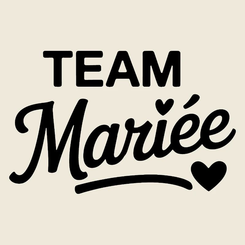 Team Mariée design EVJF élégant 