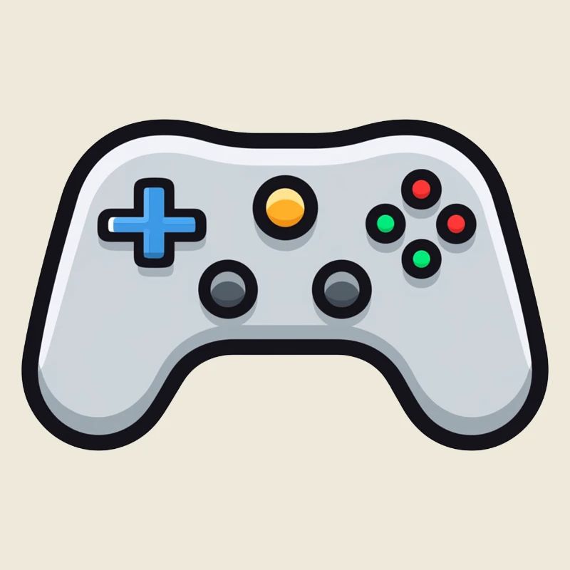 Gamepad-Logo, Controller, Retro-Konsole