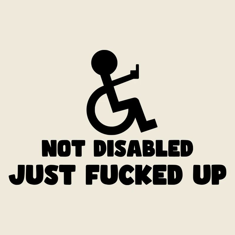 Pas handicapé, juste complètement perdu ! #