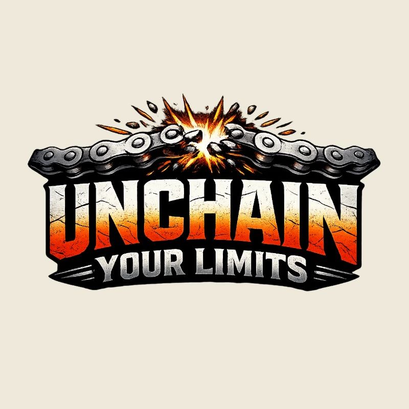 Unchain Your Limits Bike Saying