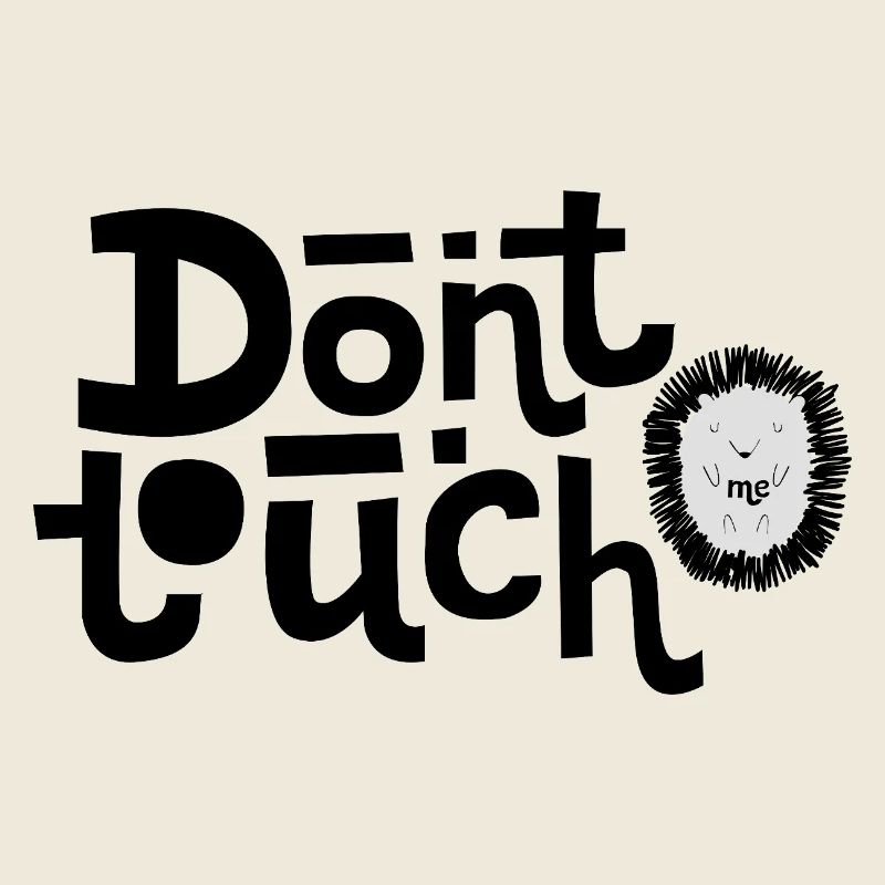 Don't touch a cute hedgehog