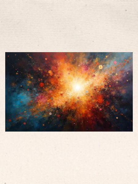 Kosmische Burst-Nebel-Explosion