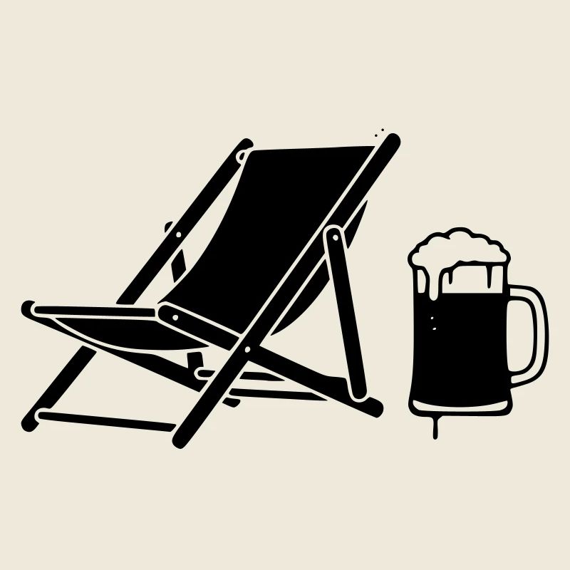 Deck Chair Beer Holiday Icon