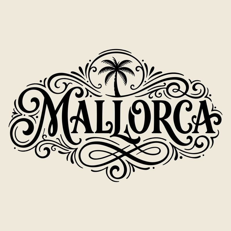 Palmier à lettres de Majorque