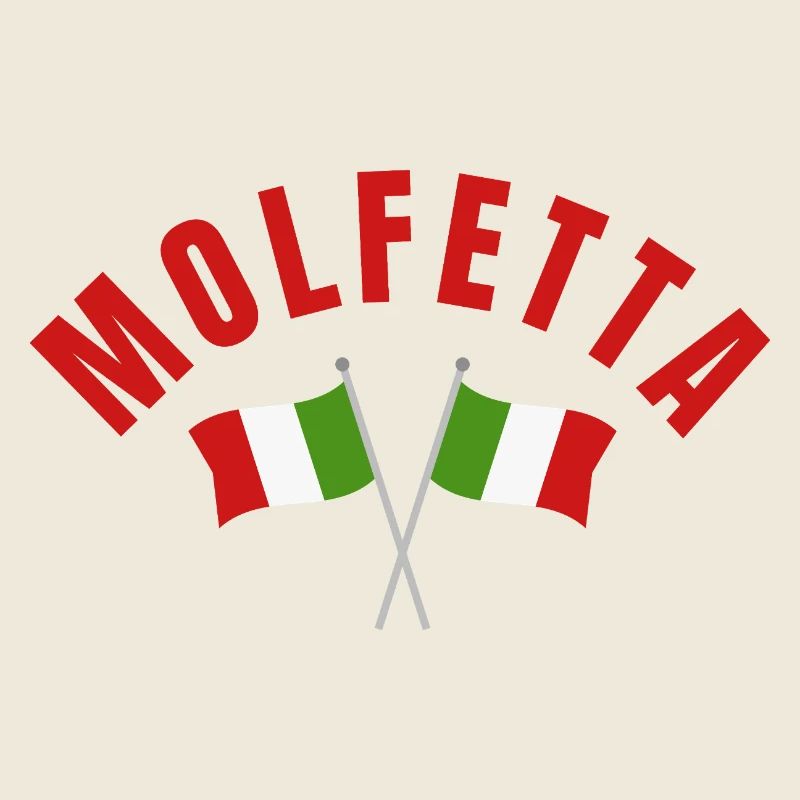 MOLFETTA Italian Flags Cross