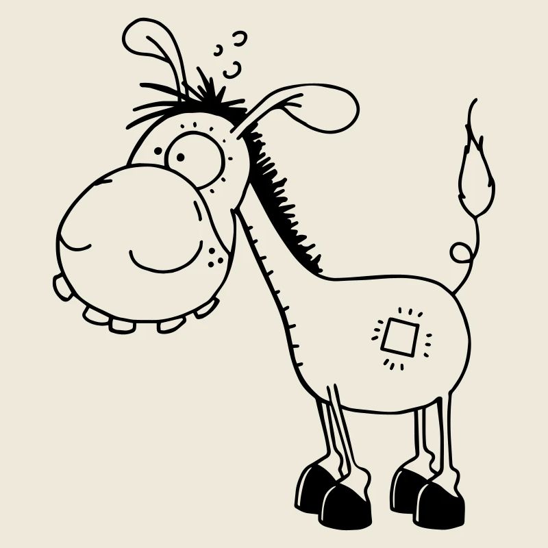 Esel - Langohresel - Eselchen