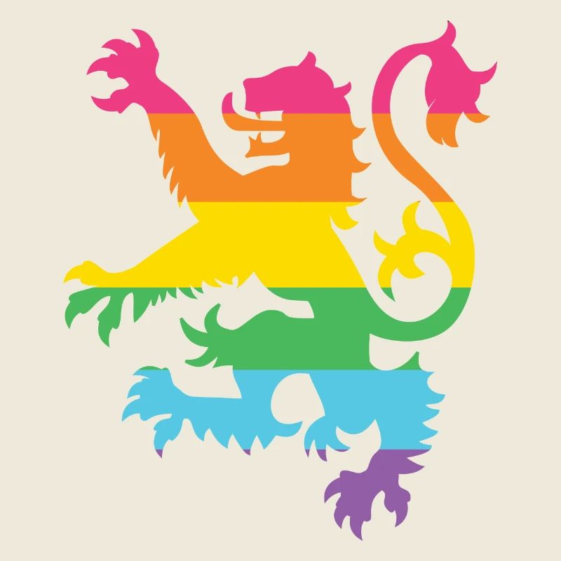 Pride Month LGBTQ - LGBT Scottish Lion