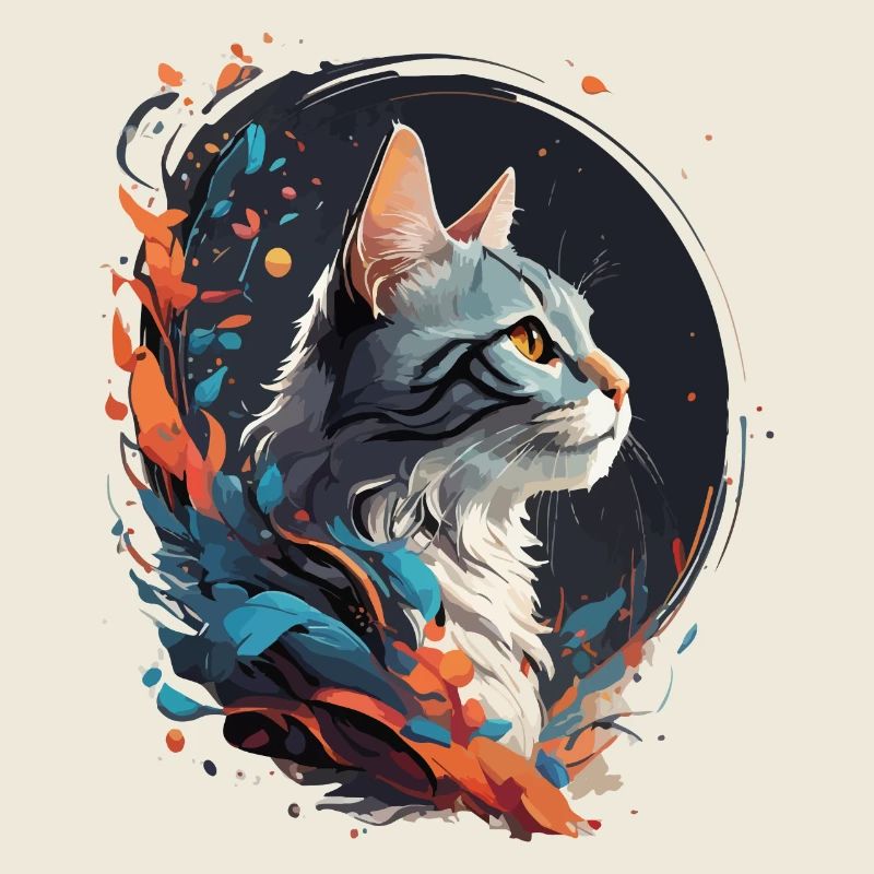Colorful Cat