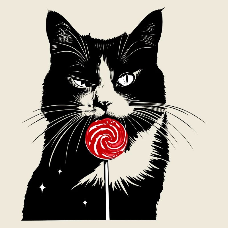 Chat Sweet Tooth Sucette Bonbons
