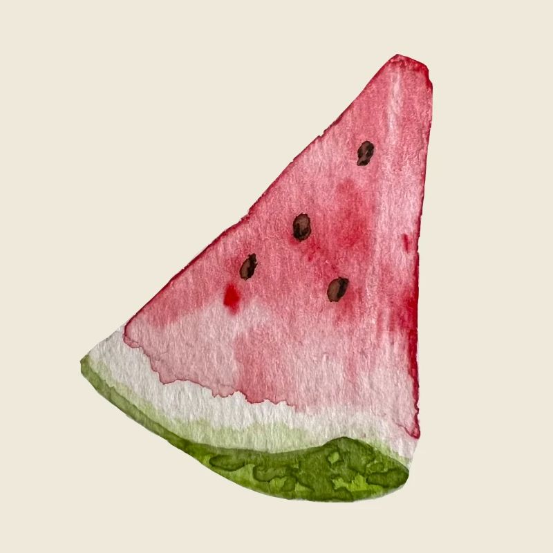 Wassermelonen-Scheibe