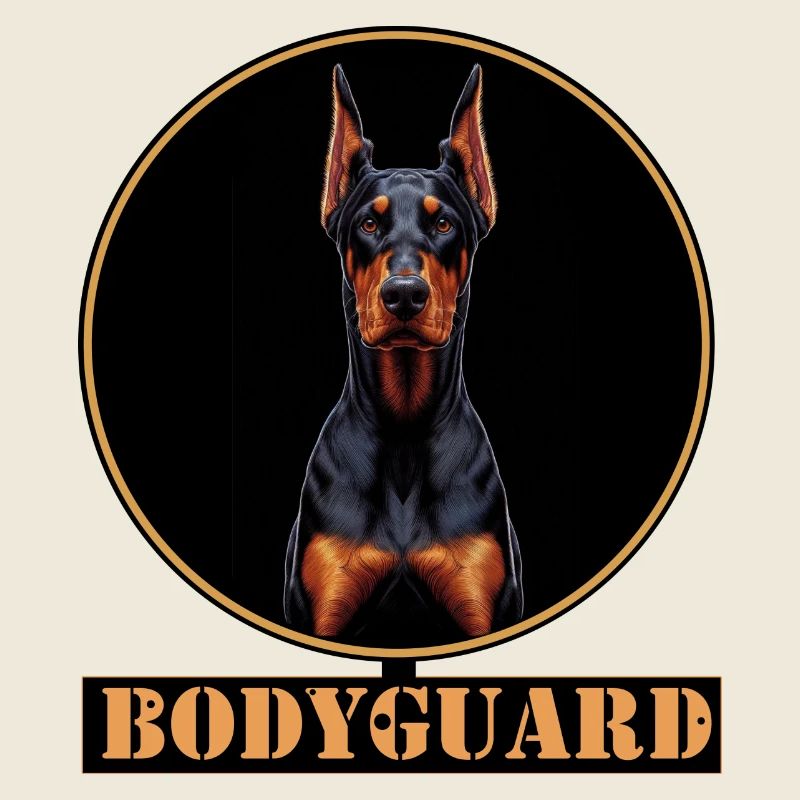 Garde du corps Doberman Circle