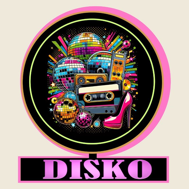 Disco Retro Cassette Neon Gloss