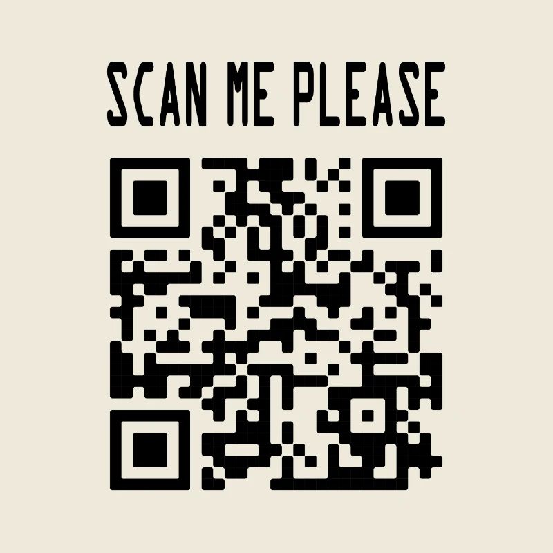 Scanne mich QR Code für Motivation