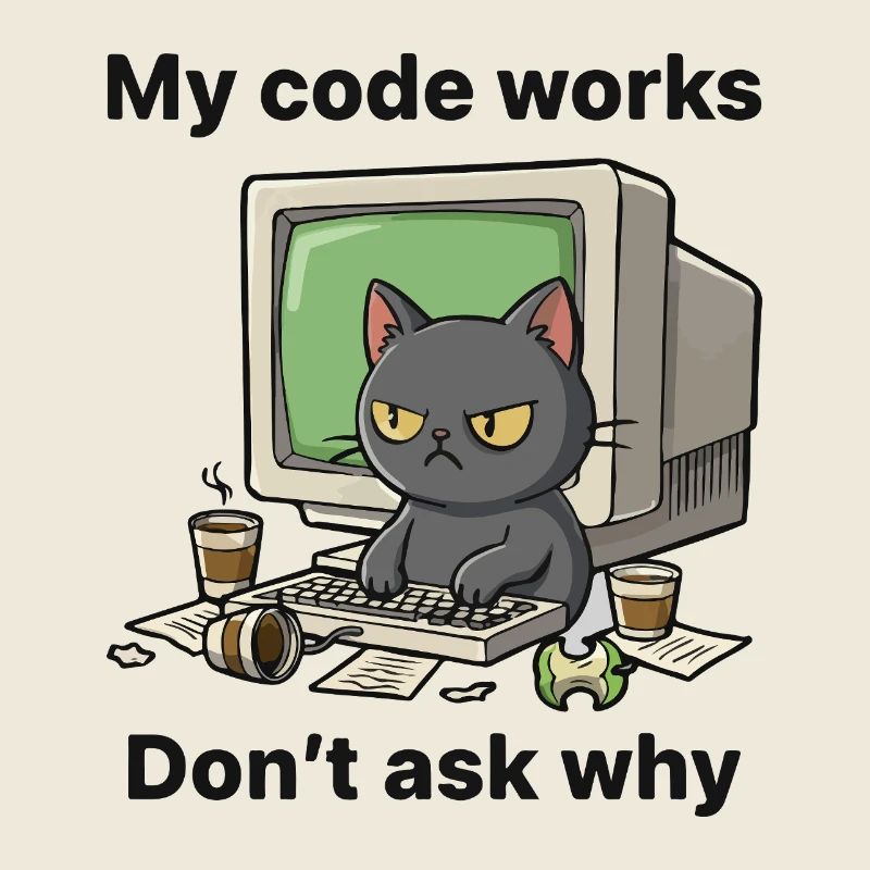 My code works Don't ask why