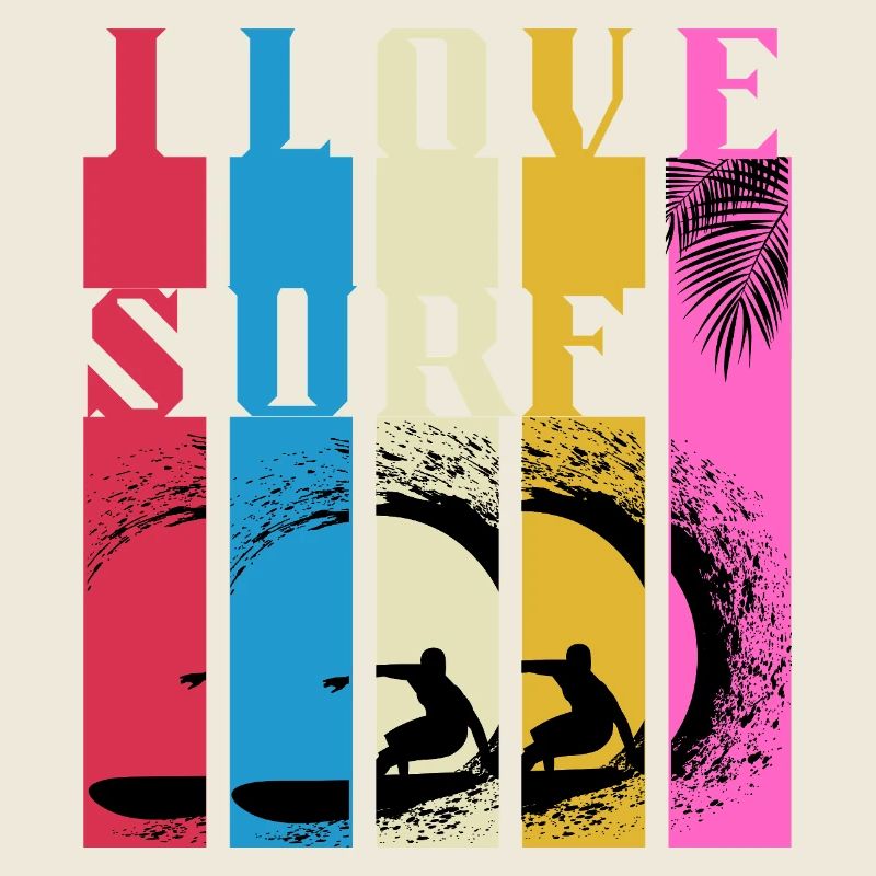 Multicolored Surf Waves