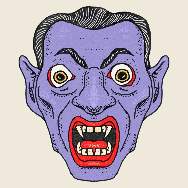 Vampire Devil Face