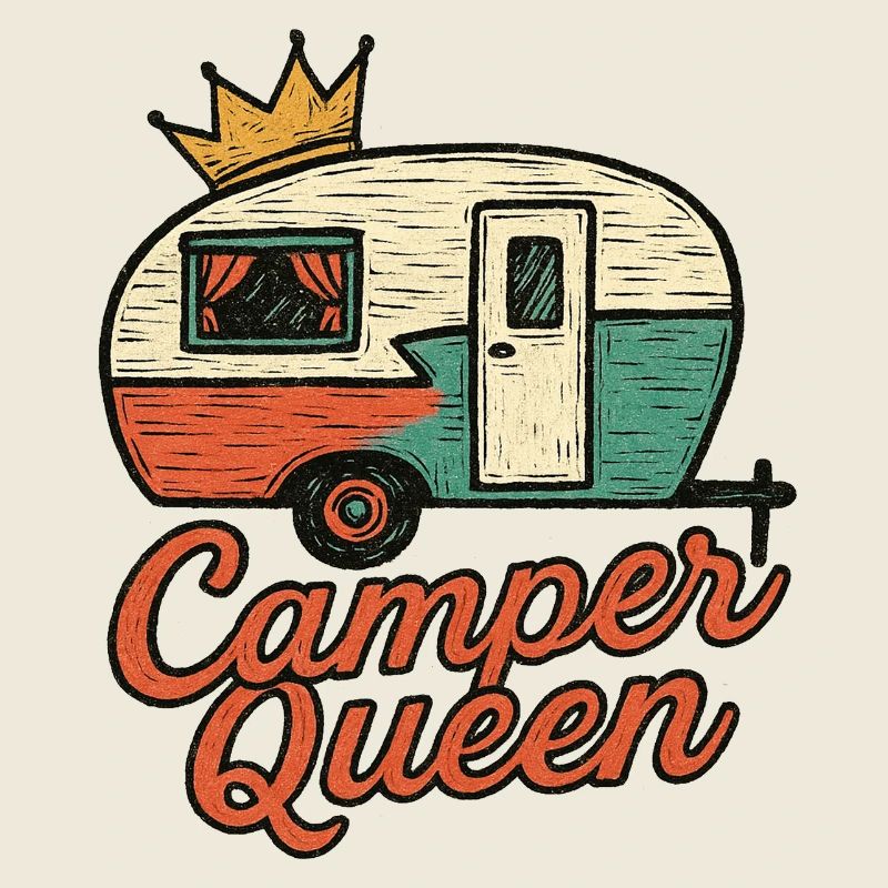 Camper Queen Retro Wohnwagen