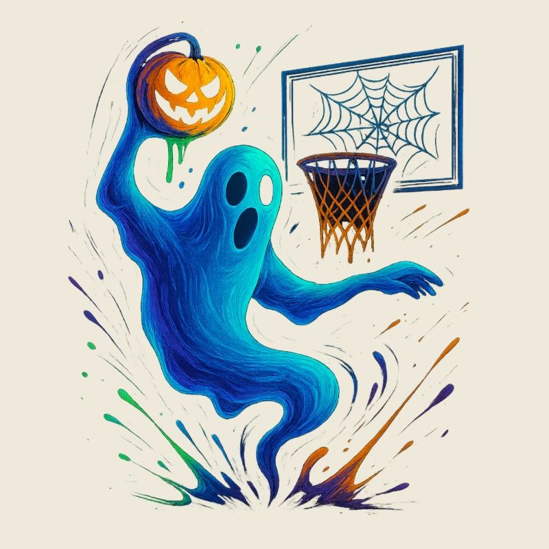 Halloween Ghost Dunk Kürbis Sneaker